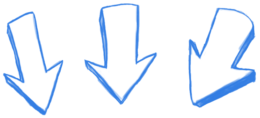 Arrows pointing down to the quote form